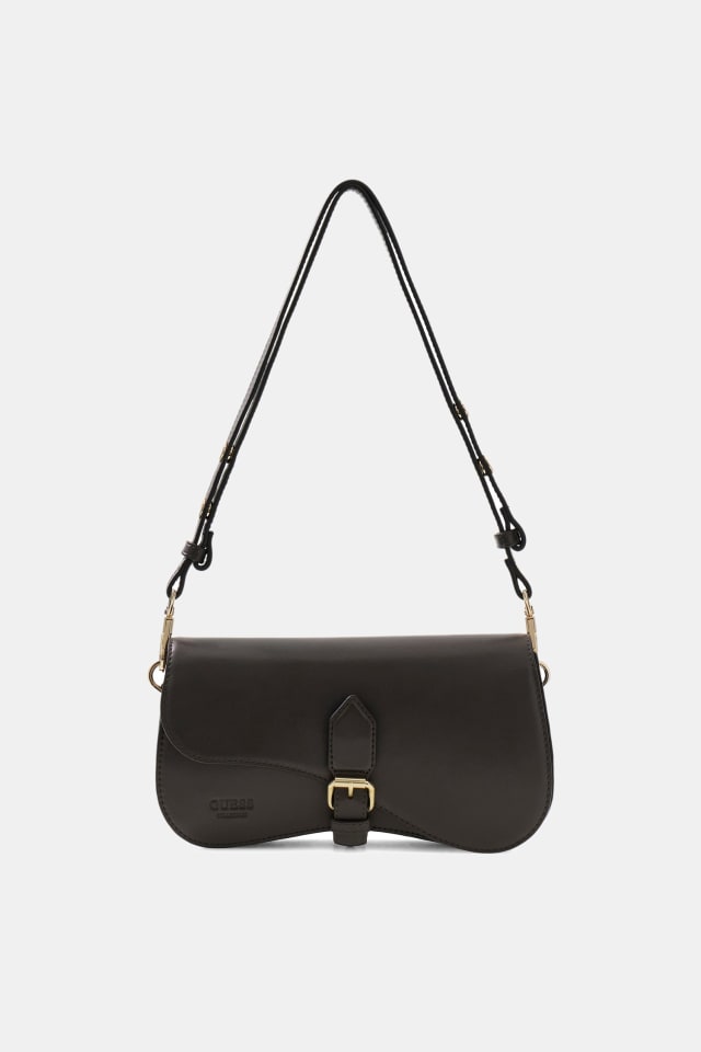Bolsa de ombro em couro genuíno Charlotte