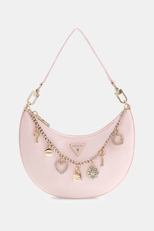 Tasmin Charm Appliqu&eacute; Hobo Bag