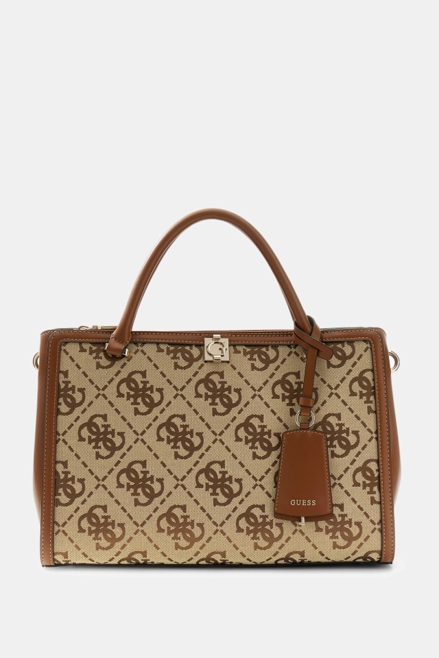 Audrey Logo Satchel Bag