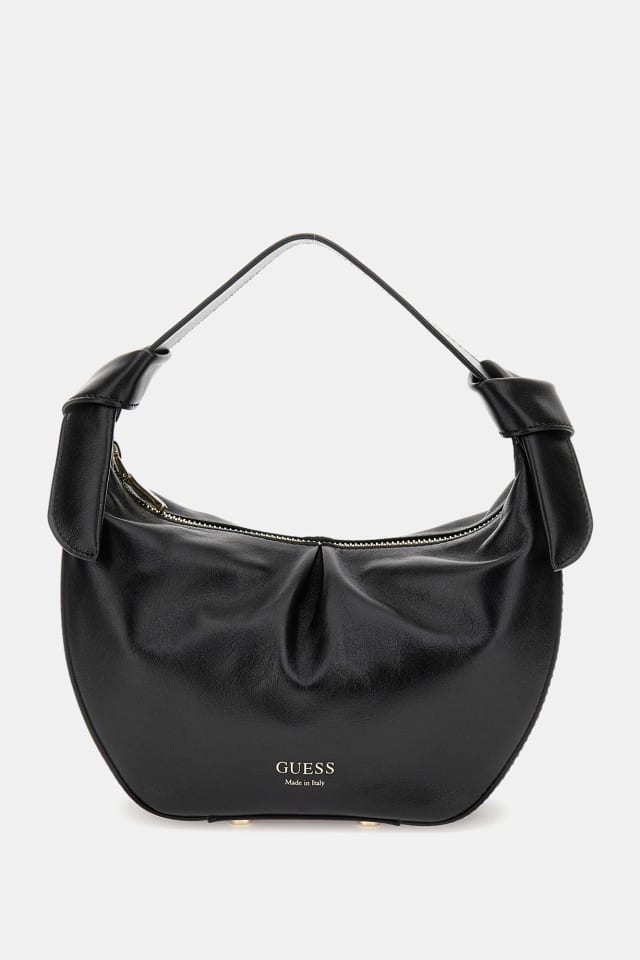 Mini bolso medialuna Jolie de piel