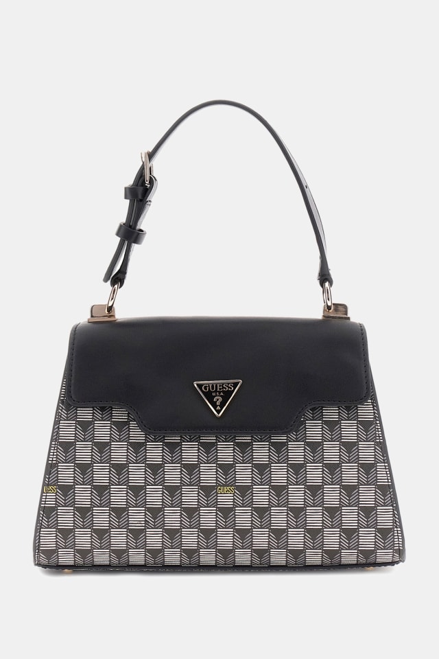 Henkeltasche G Wave Geometrischer Print