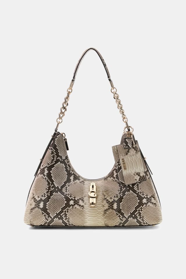 Bolso Hobo con estampado Animalier Yvonne