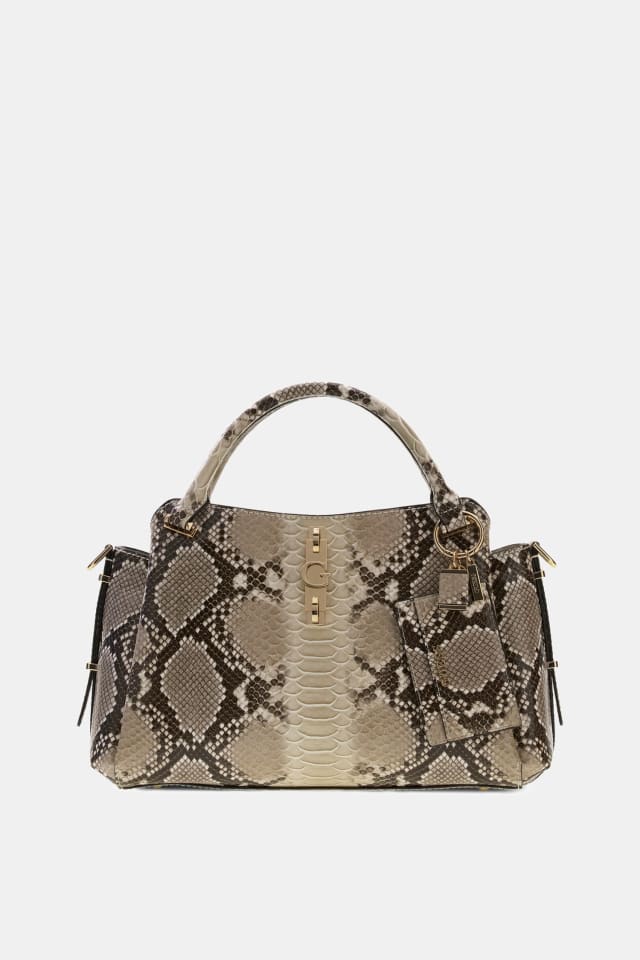 Bolso de mano con estampado Animalier Yvonne