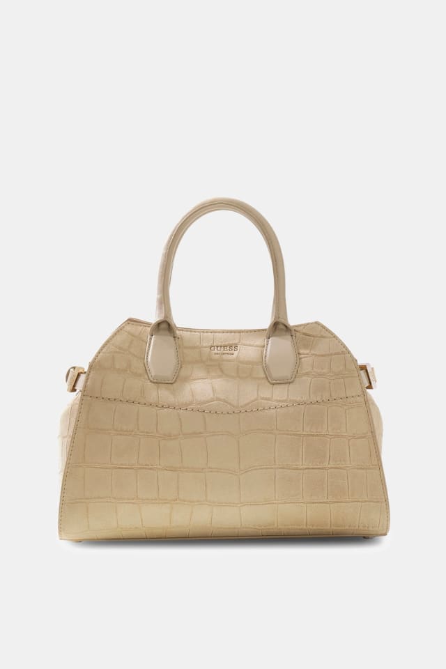 Liza Mini Satchel de cuero genuino