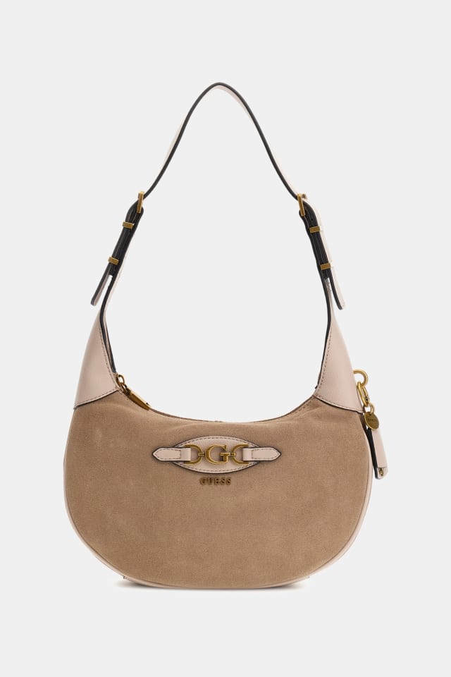 Borsa a spalla Malva pelle scamosciata