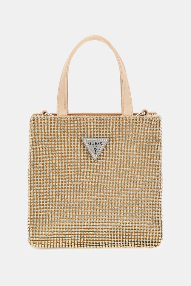 Mini borsa a mano con strass Sofia