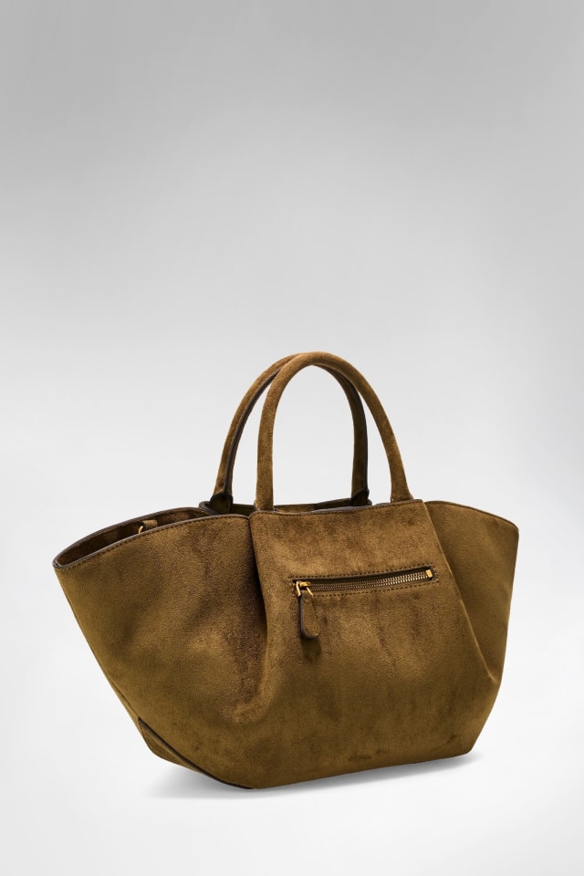 Allegra Wildleder-Handtasche