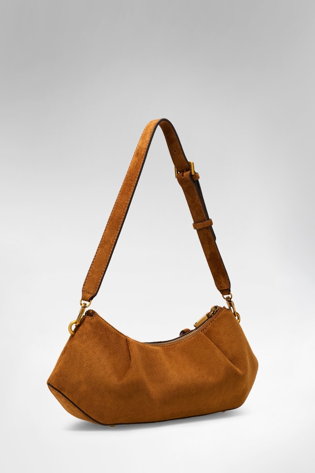 Allegra Wildleder Schultertasche