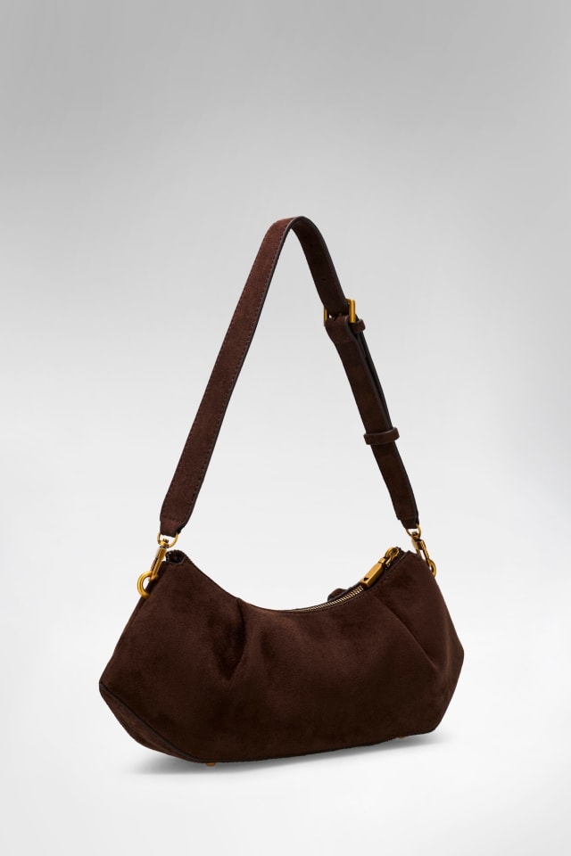 Allegra Wildleder Schultertasche