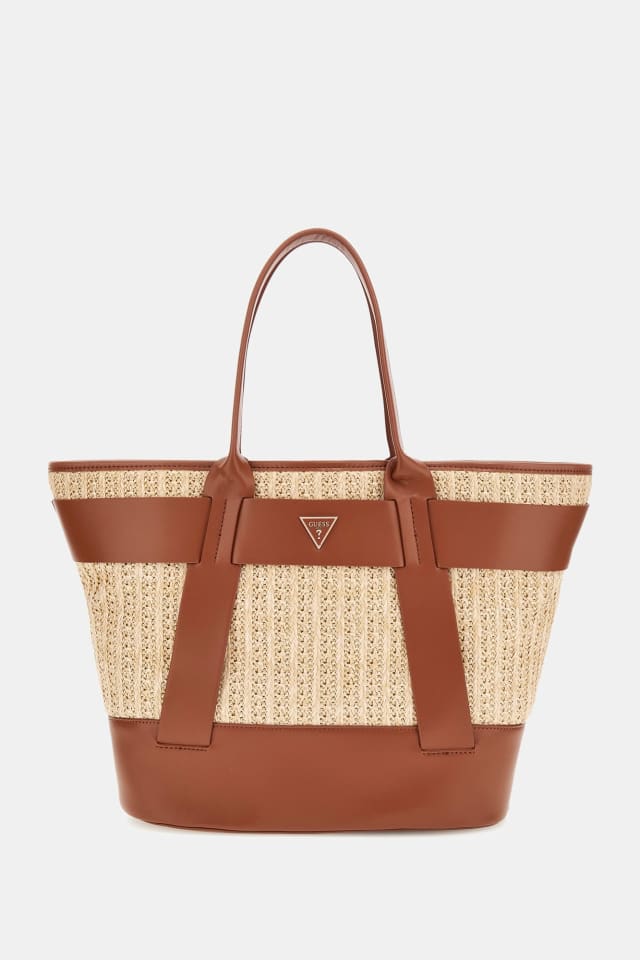 Tuane raffia shopper