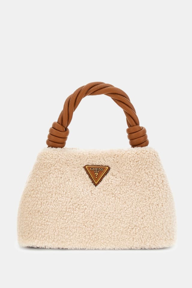 Mini-Henkeltasche Shaida Kunstfell