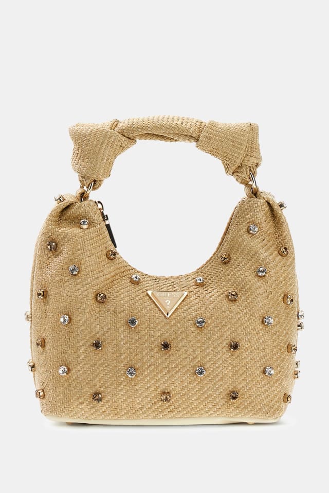 Isotta Jewel-Appliqué Hobo