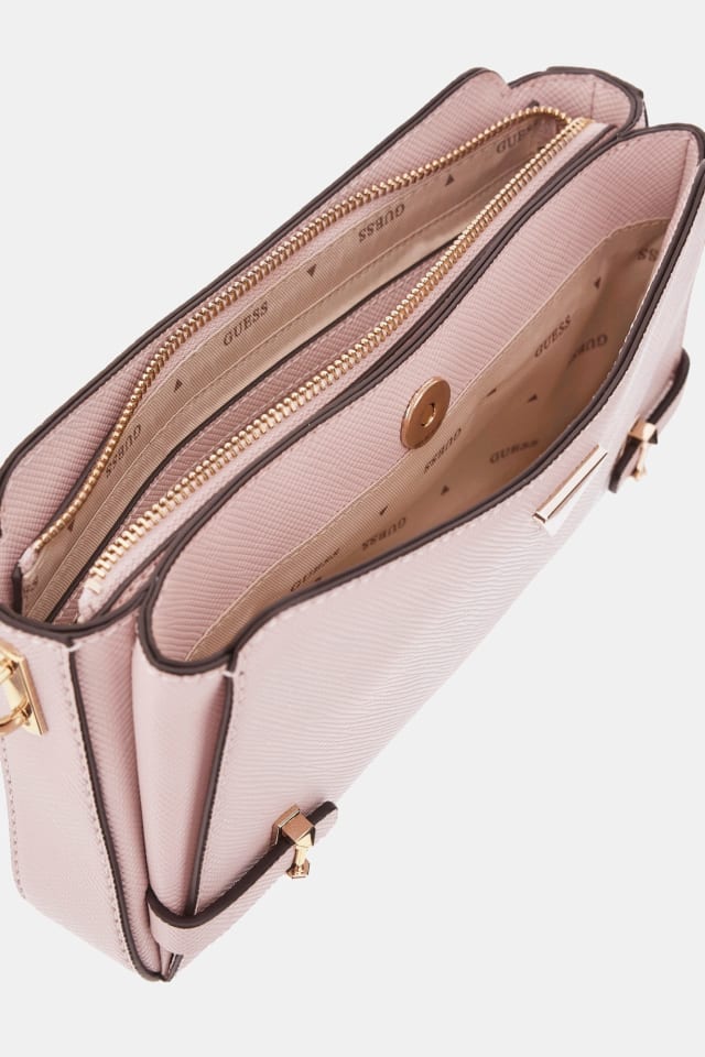 GUESS® Rosalba Saffiano Mini Crossbody