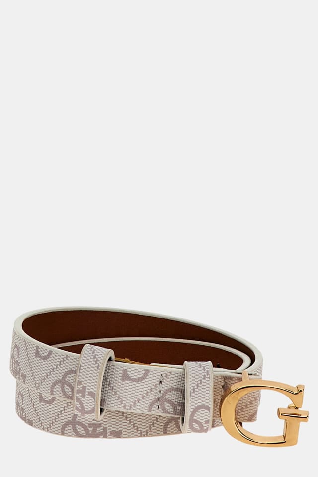 ✳︎4kidsmam✳︎ GUESS® Kids Curea din piele ecologică cu logo 4G Girls