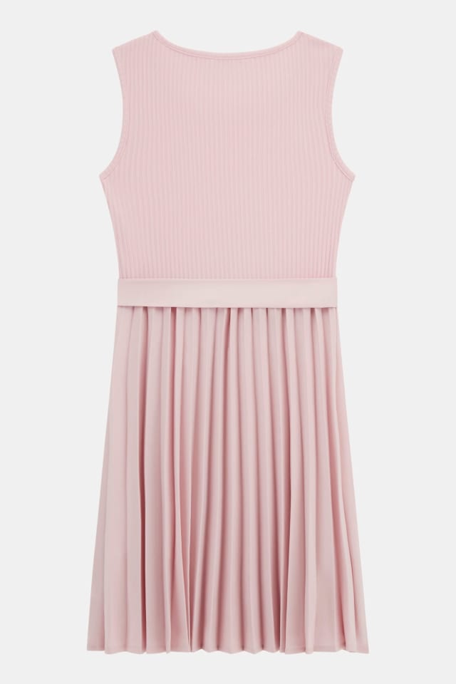 Vestido mídi plissado