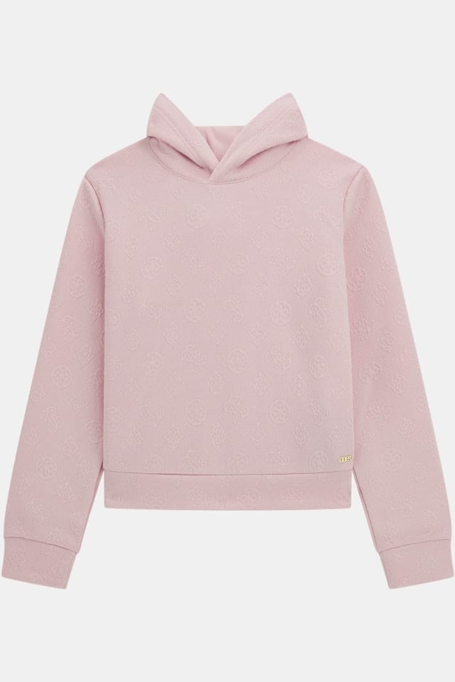Sweatshirt com logótipo em relevo