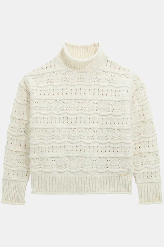 Offen gestrickter Pullover
