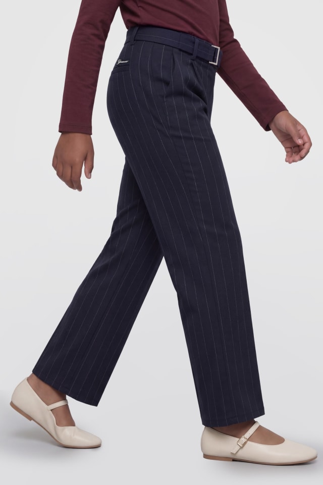 Twill-Hose mit weitem Bein