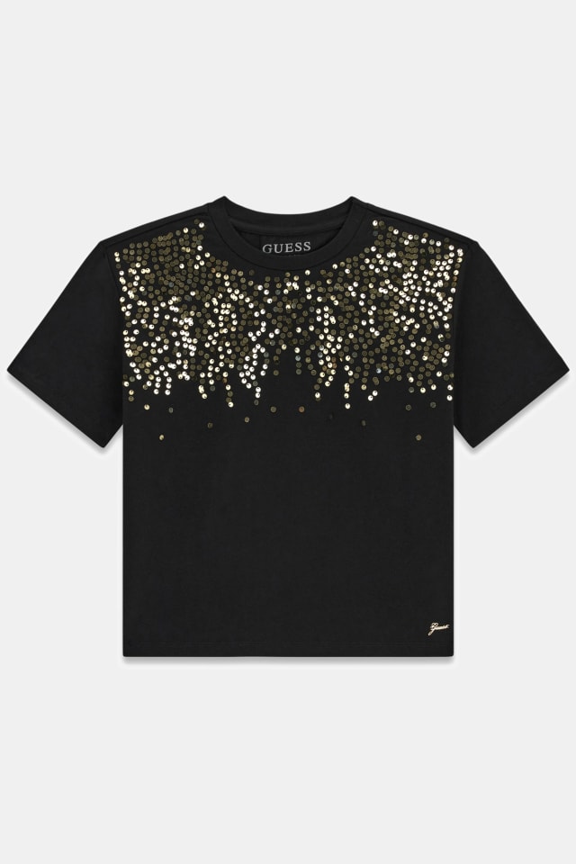 Camiseta de lantejoulas