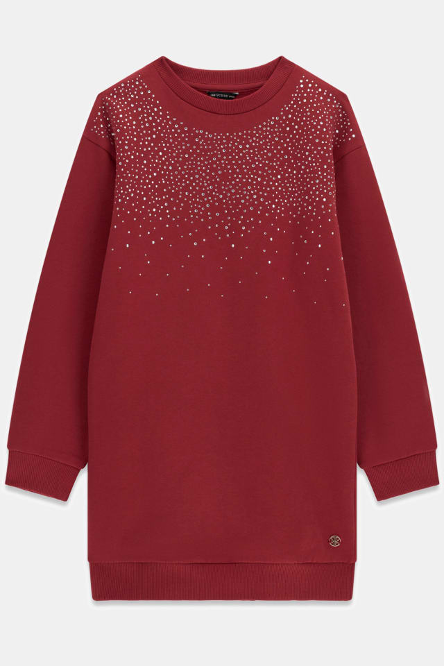 Vestido de lã escovada