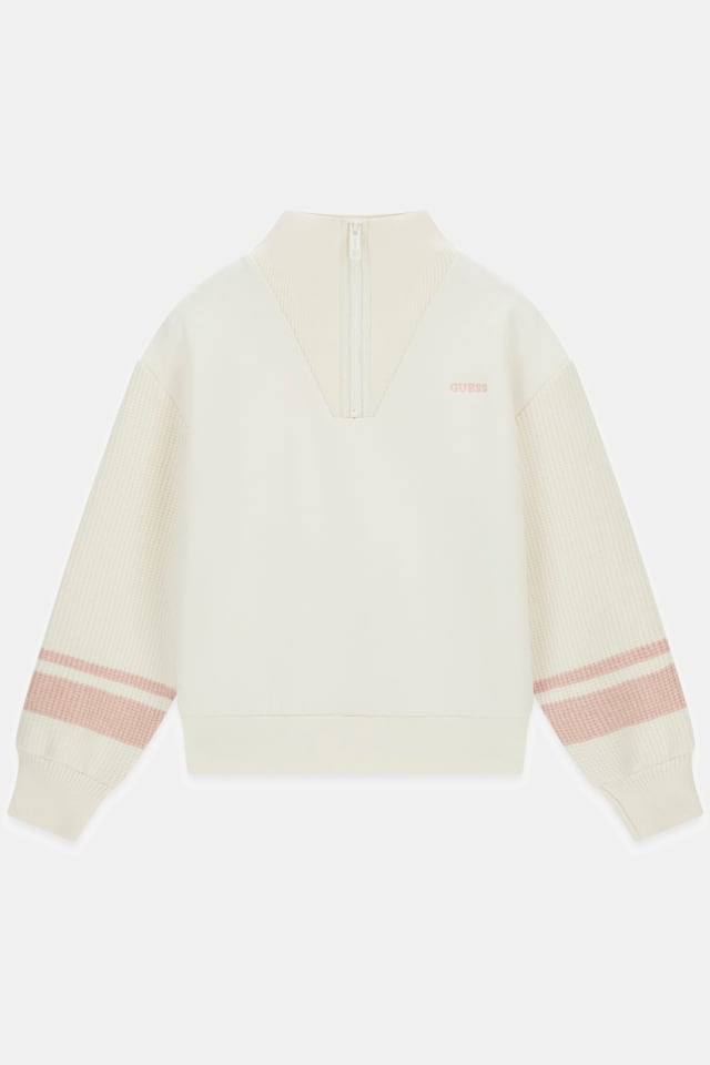 Pullover mit halbem Reißverschluss