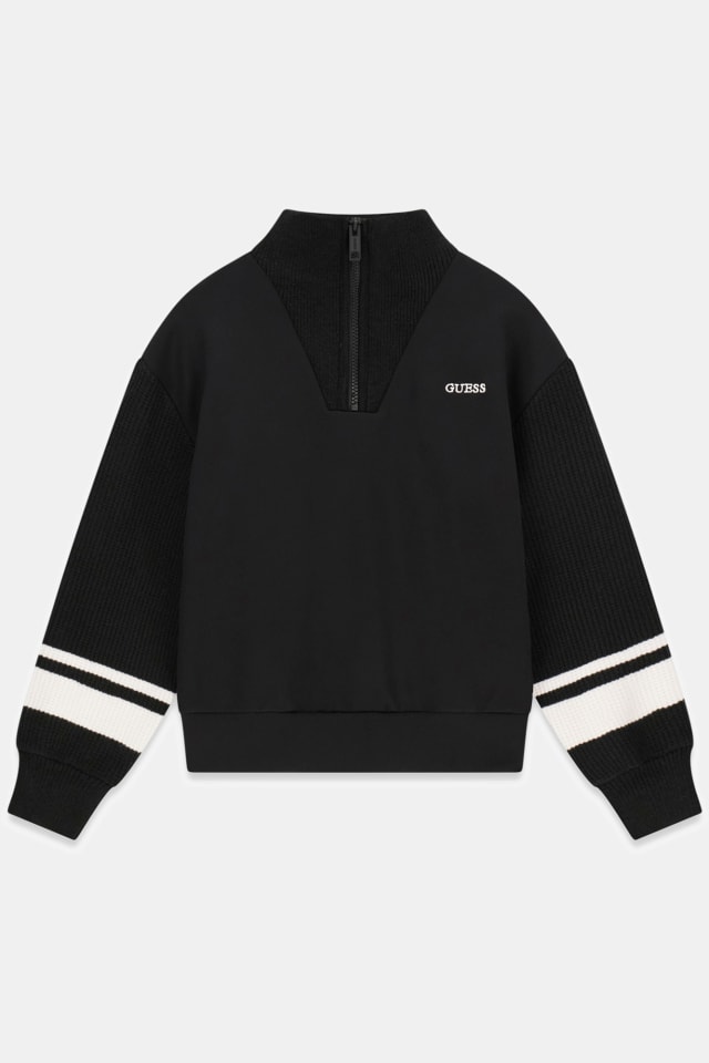 Pullover mit halbem Reißverschluss
