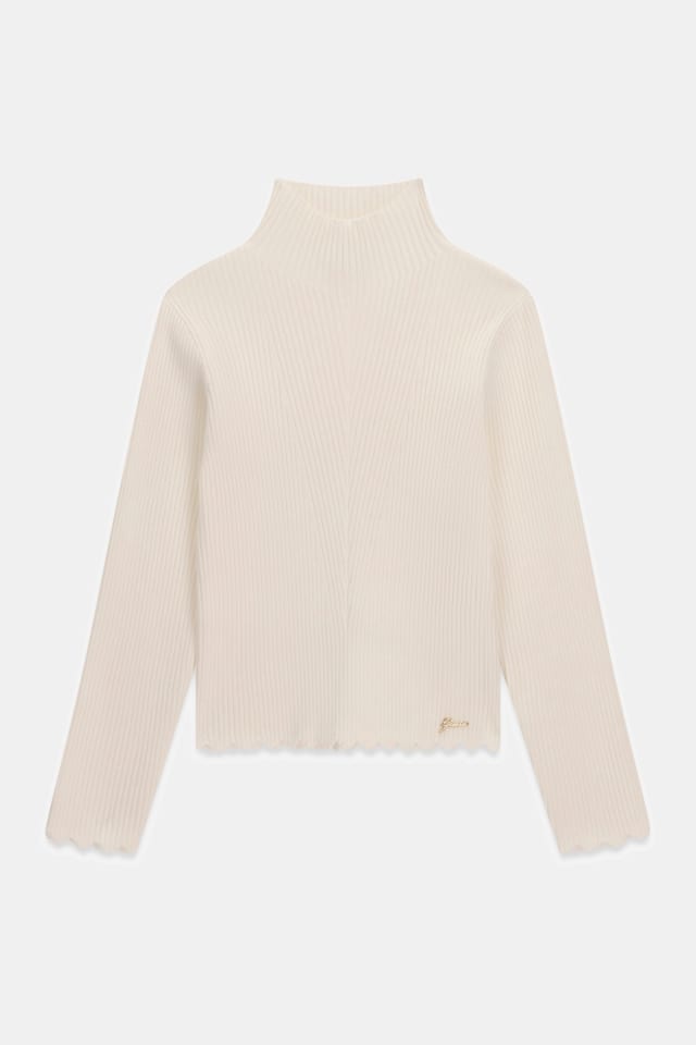 Pullover mit hohem Kragen