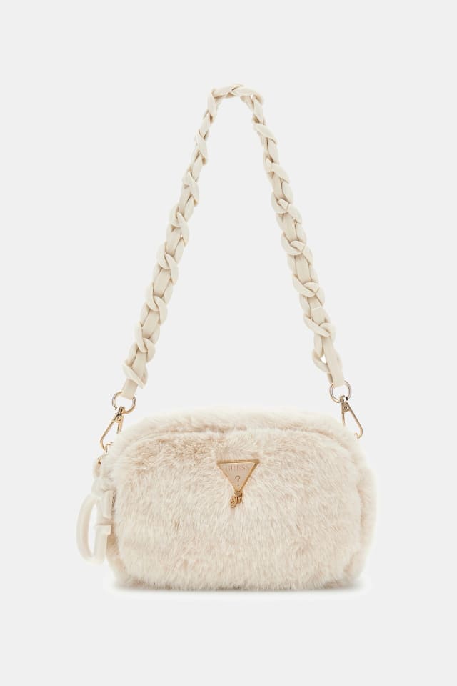 Bolsa para câmera em imitação de pele