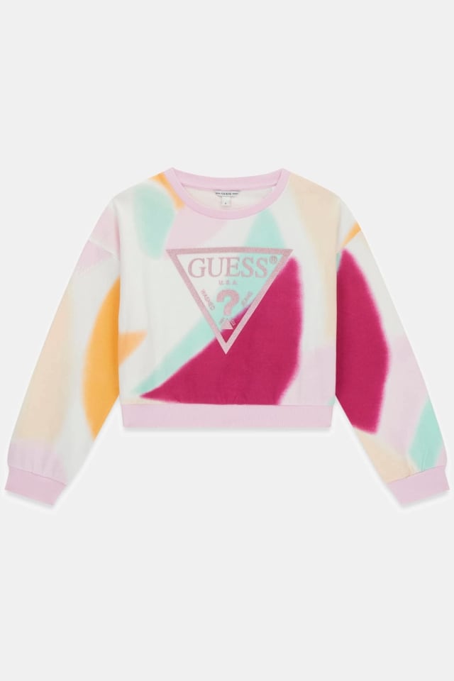 Sweatshirt com logo em triângulo