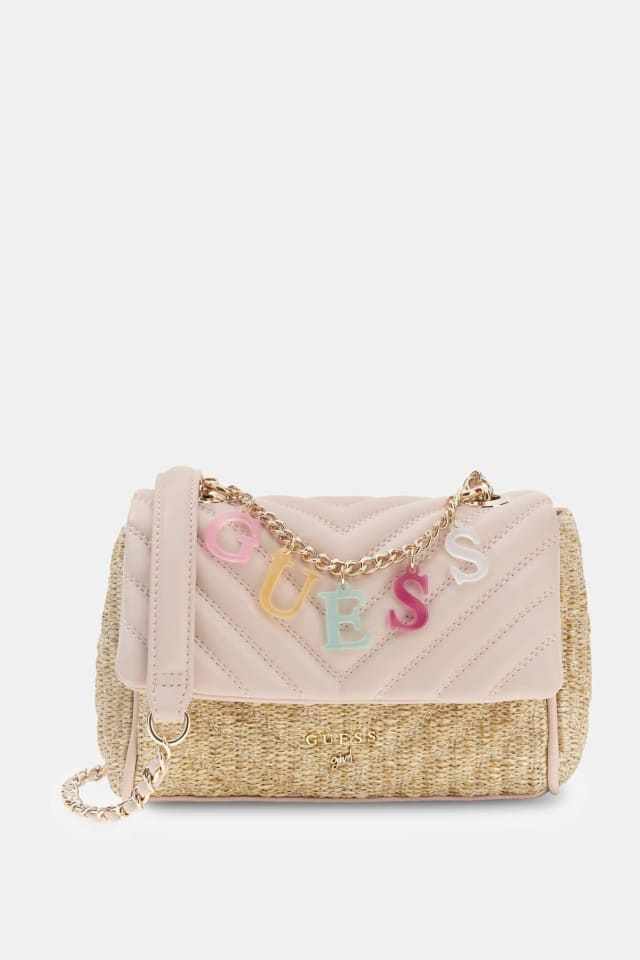Bolso de paja cruzado