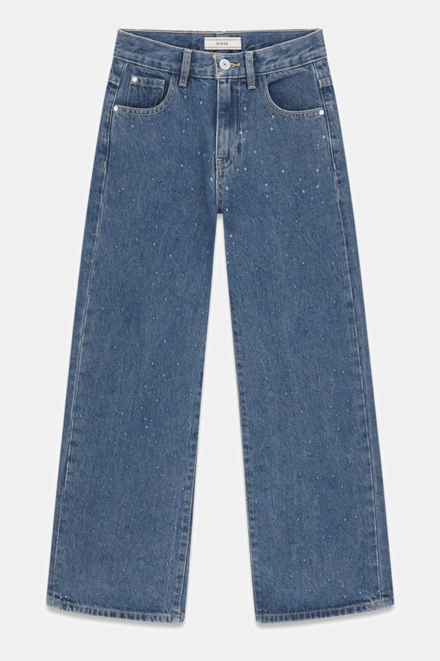 Jeans de perna larga dos anos 90