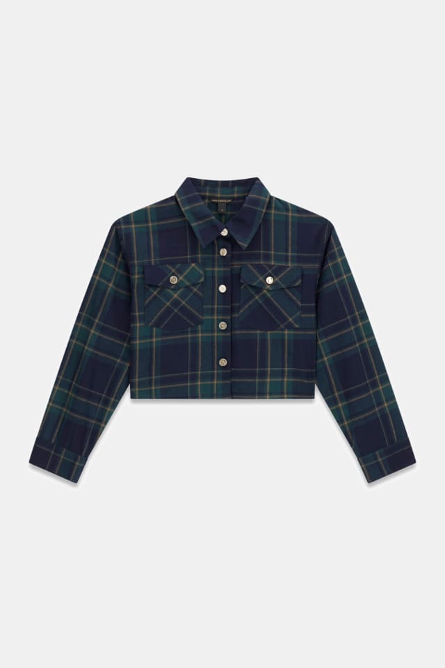 Camisa boxy Tartan