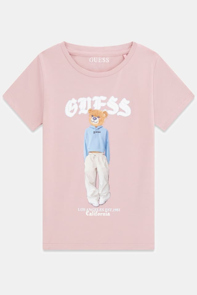 T-shirt com logotipo impresso