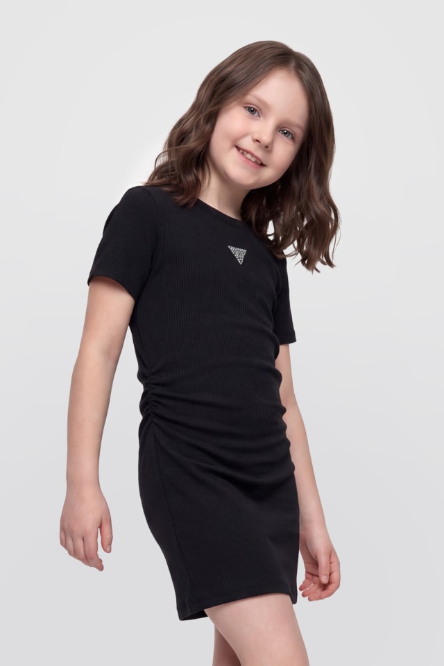 Malha canelada dress