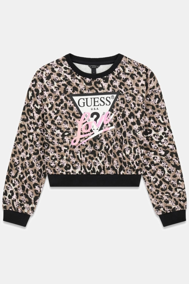 Sweatshirt com estampa animal