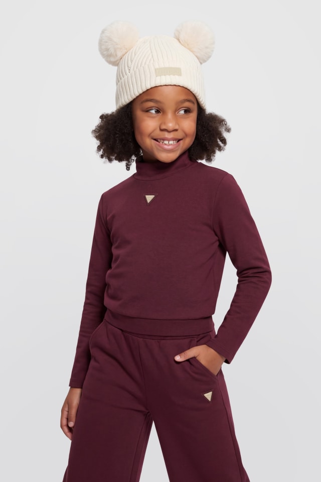 Sweatshirt com logo de triângulo