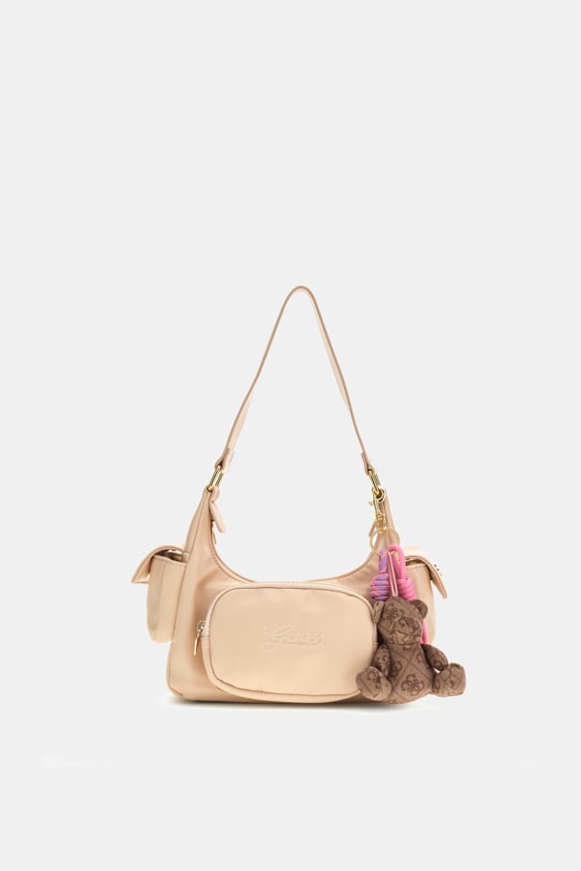 Bolsa de ombro de couro sintético