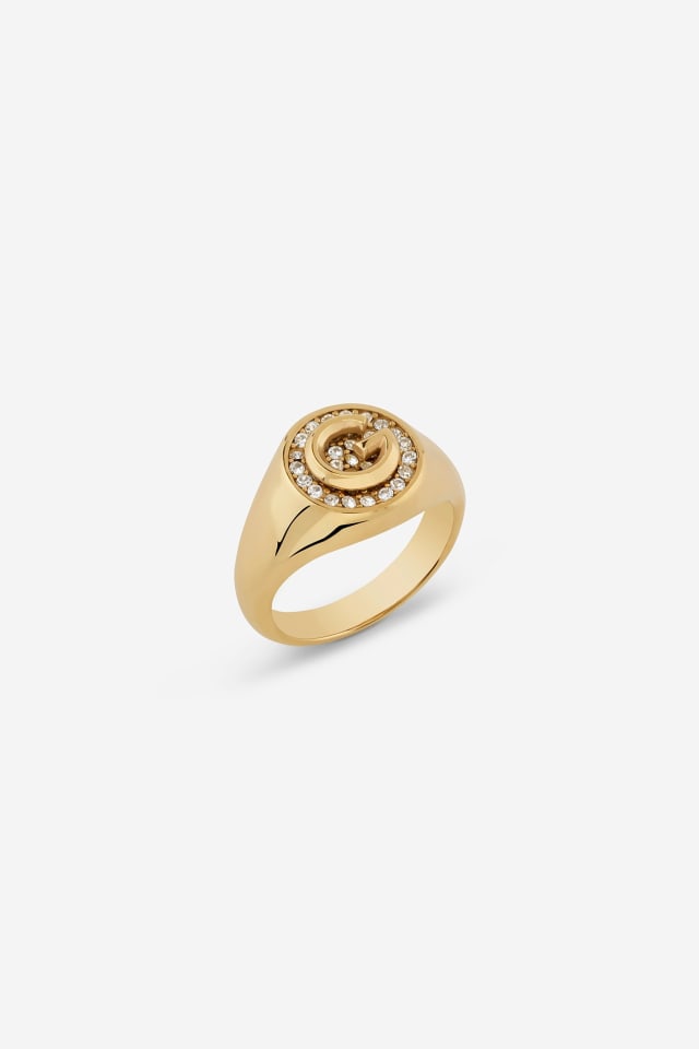 Anello G crystal