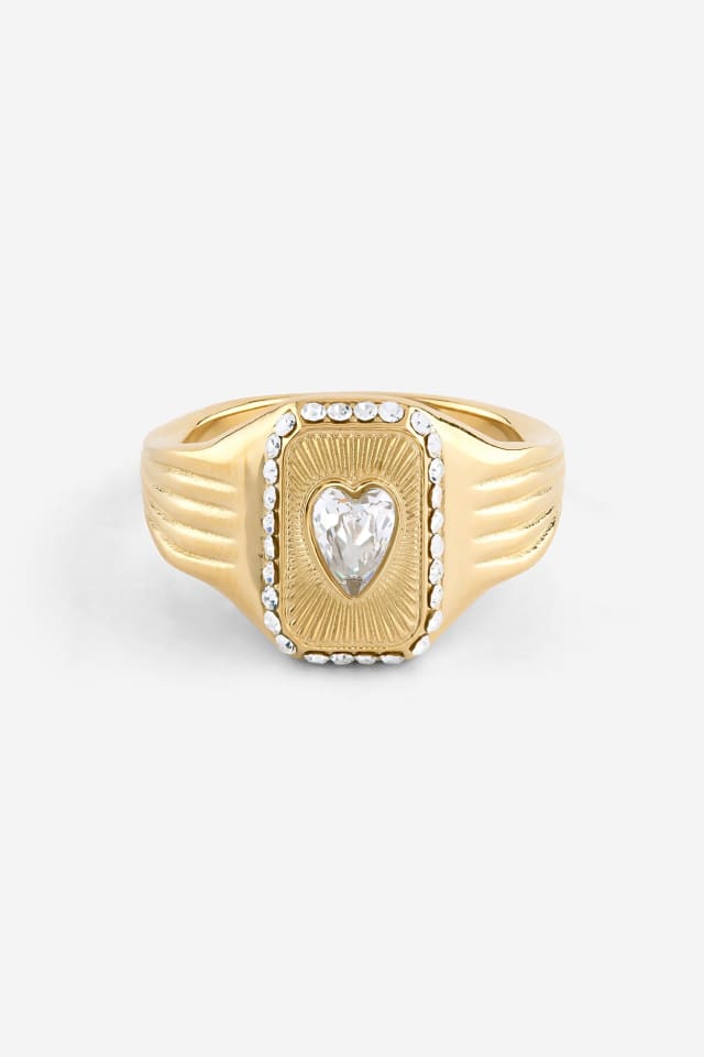 Anel Crystal Love