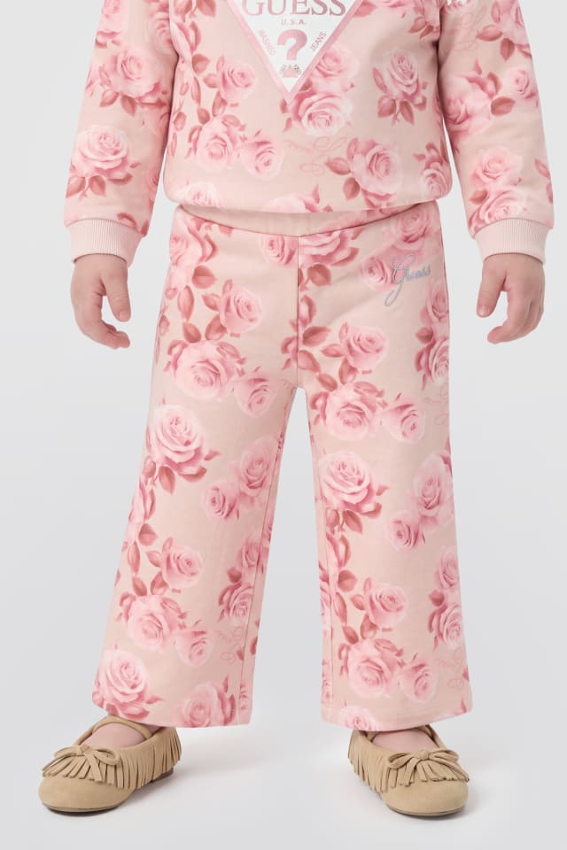 Palazzo-joggers met print