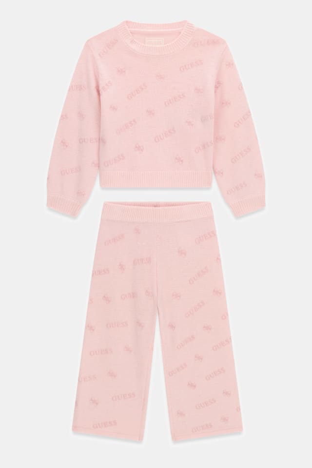 Conjunto de suéter e calça