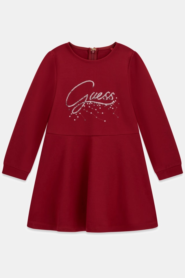 Vestido curto de lantejoulas