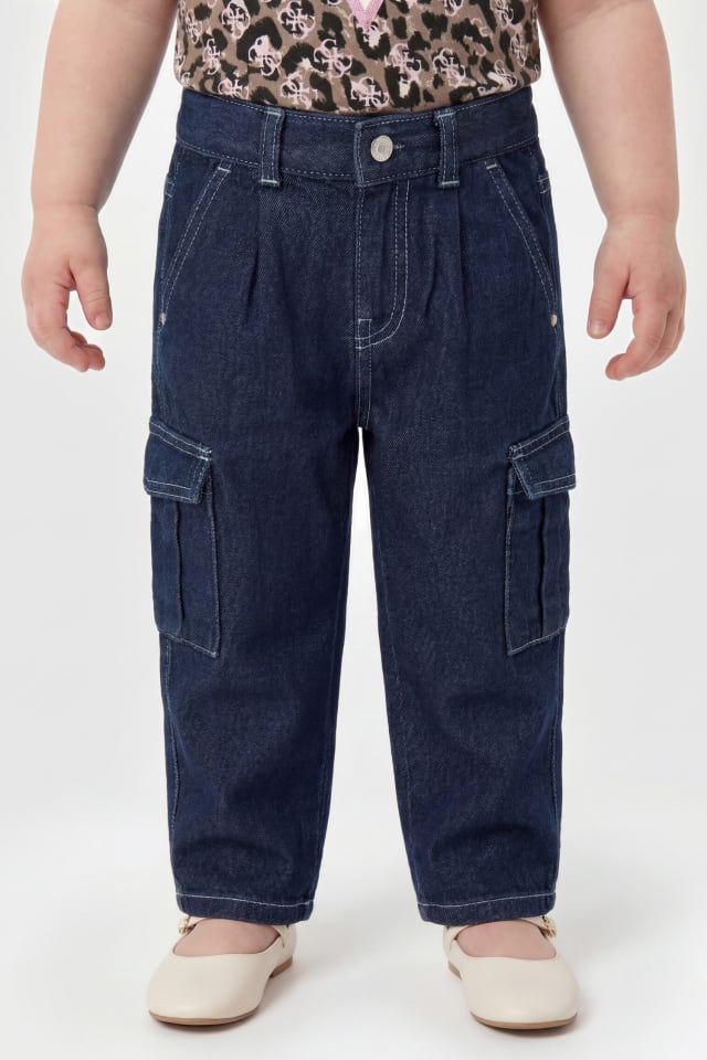 Jeans cargo wide leg