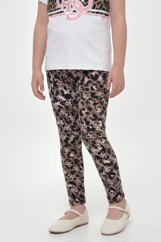Leggings con estampado animal