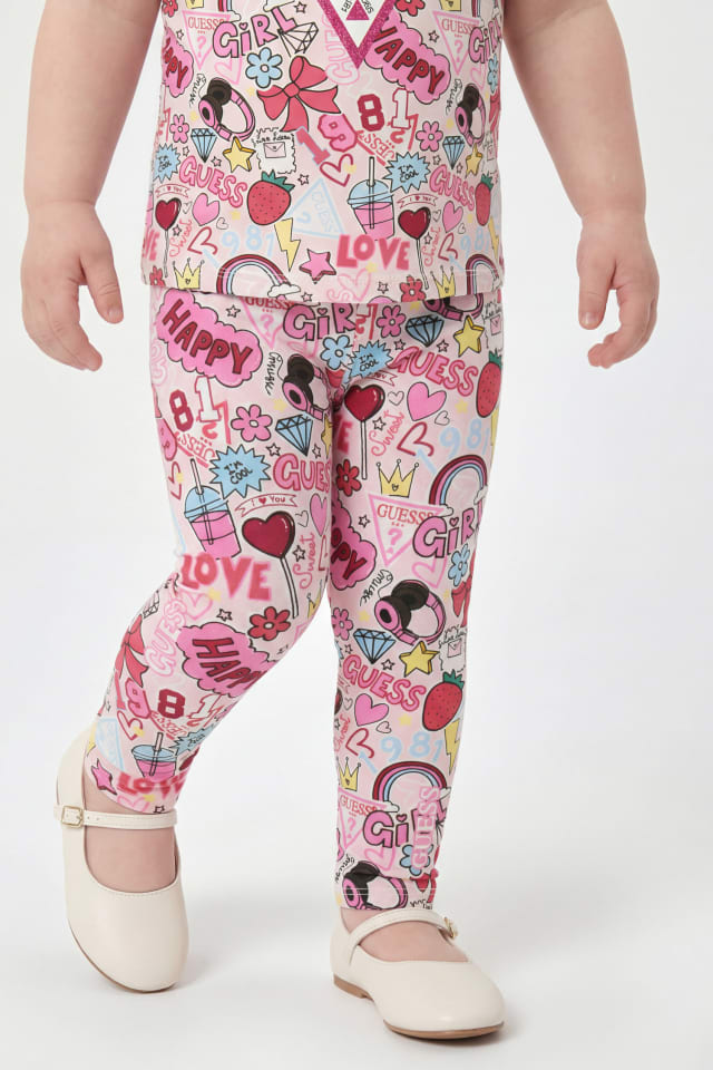 Leggings con estampado animal