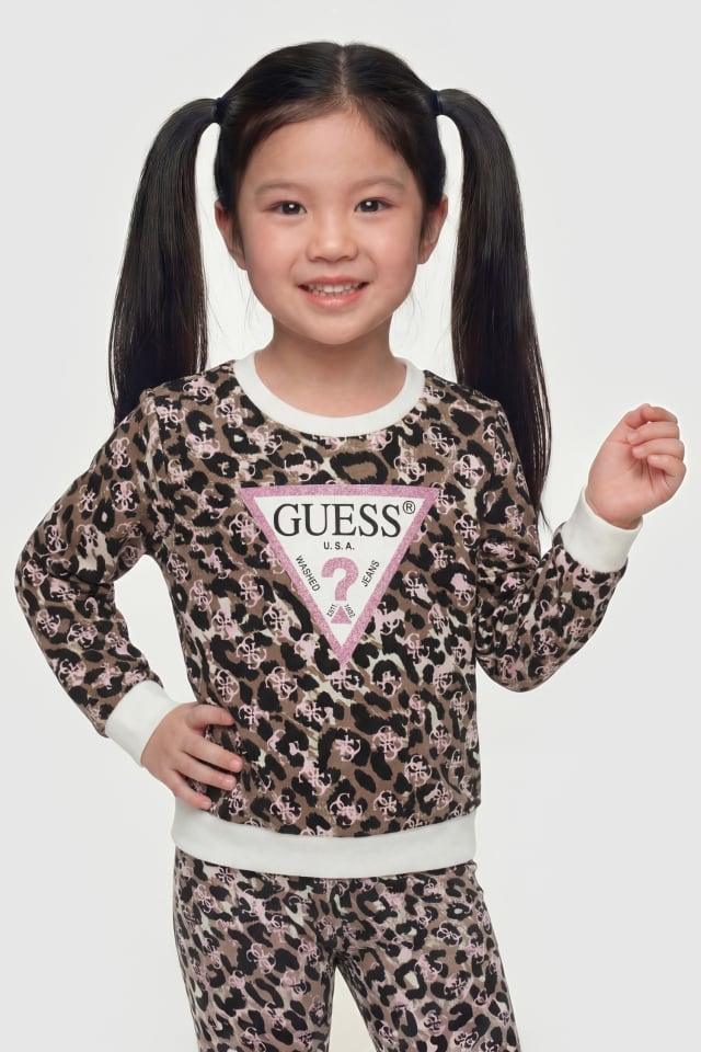 Sweatshirt com estampa animal