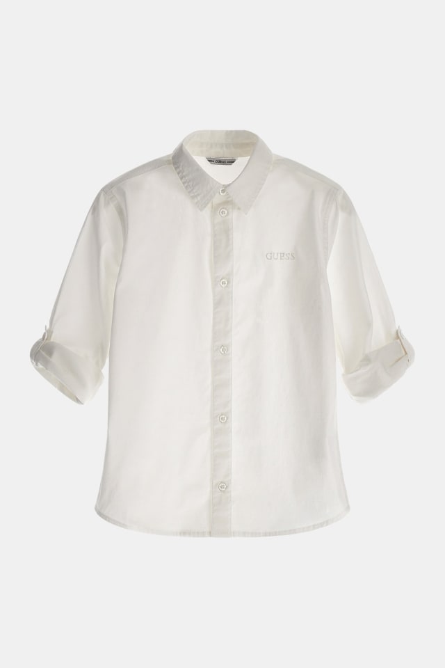 Camisa com bordado logo frontal
