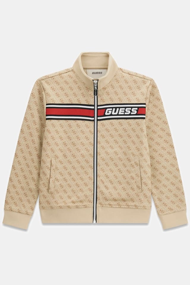 Sweatshirt com logotipo estampado por toda a peça