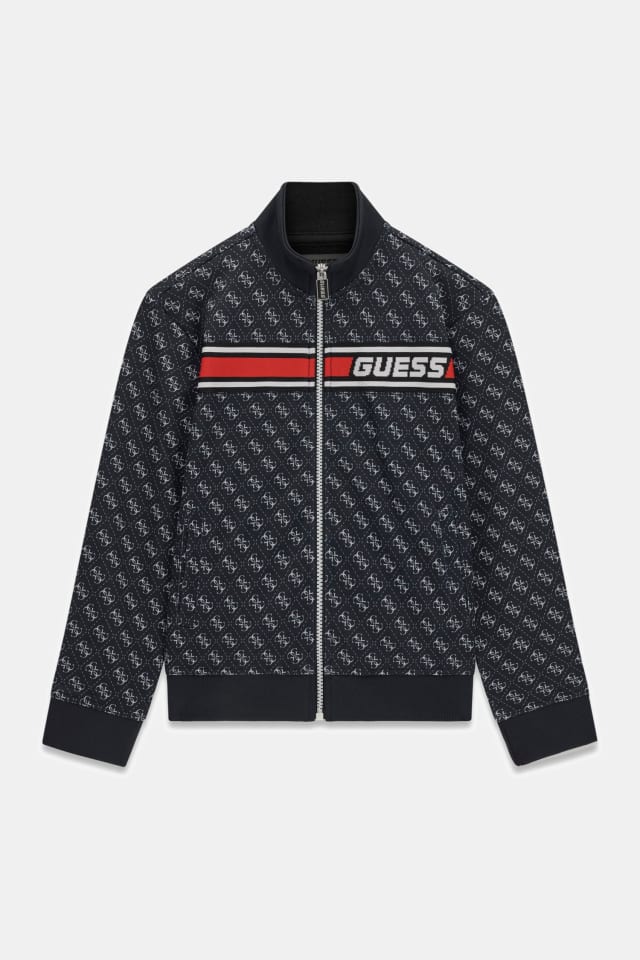 Sweatshirt com logotipo estampado por toda a peça