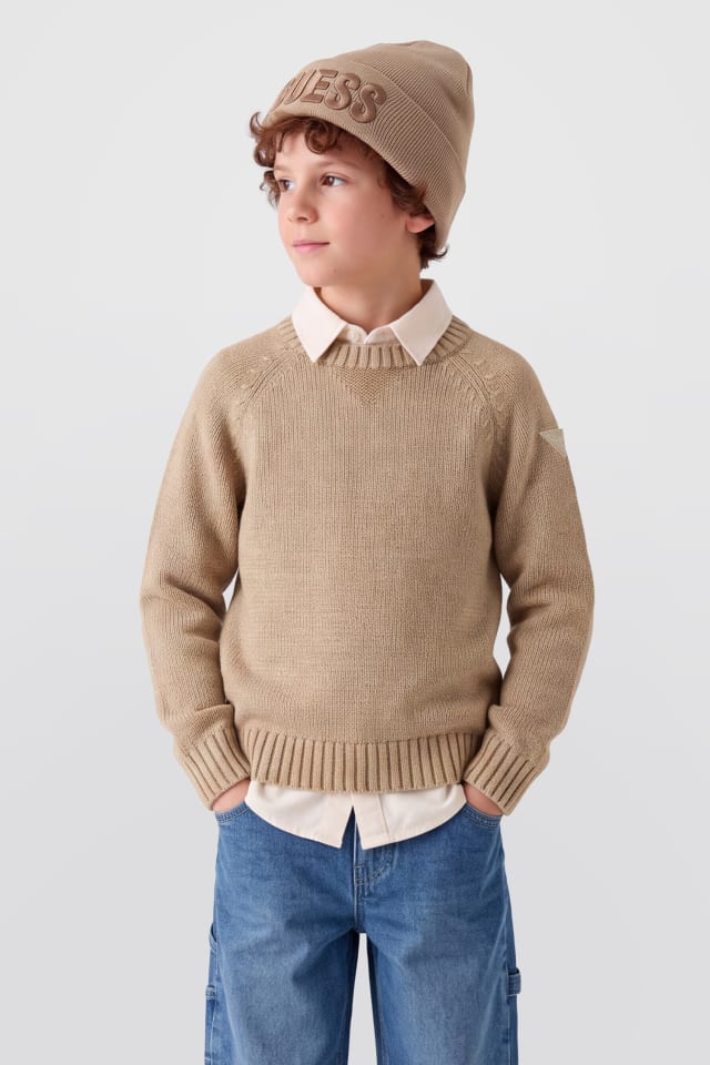 Suéter raglan de chenille